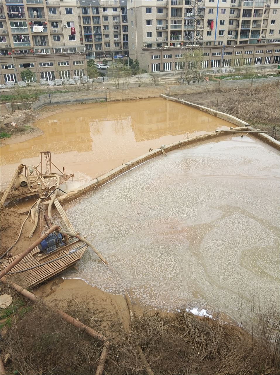 广阳沉淀池淤泥清理-厂区废水池淤泥清淤